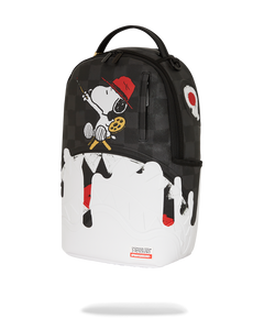 Sprayground - Peanuts Snoopy Painting Shark DLXSV Backpack - Clique Apparel