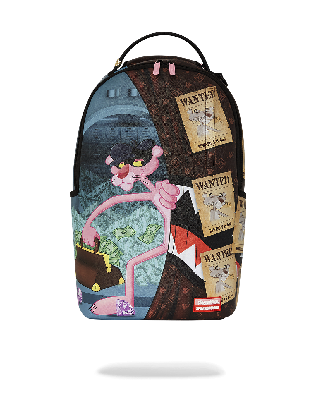 Sprayground - Pink Panther Burglar Escape DLXV Backpack - Clique Apparel