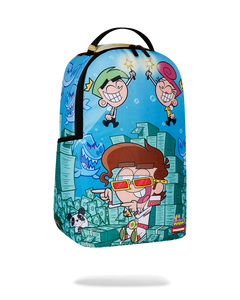 Sprayground - Timmy Sitting On Money Chair DLXR Backpack - Clique Apparel