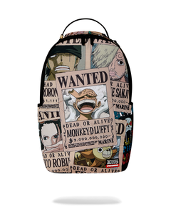 Sprayground - One Piece Wanted Shark Posters Backpack - Clique Apparel