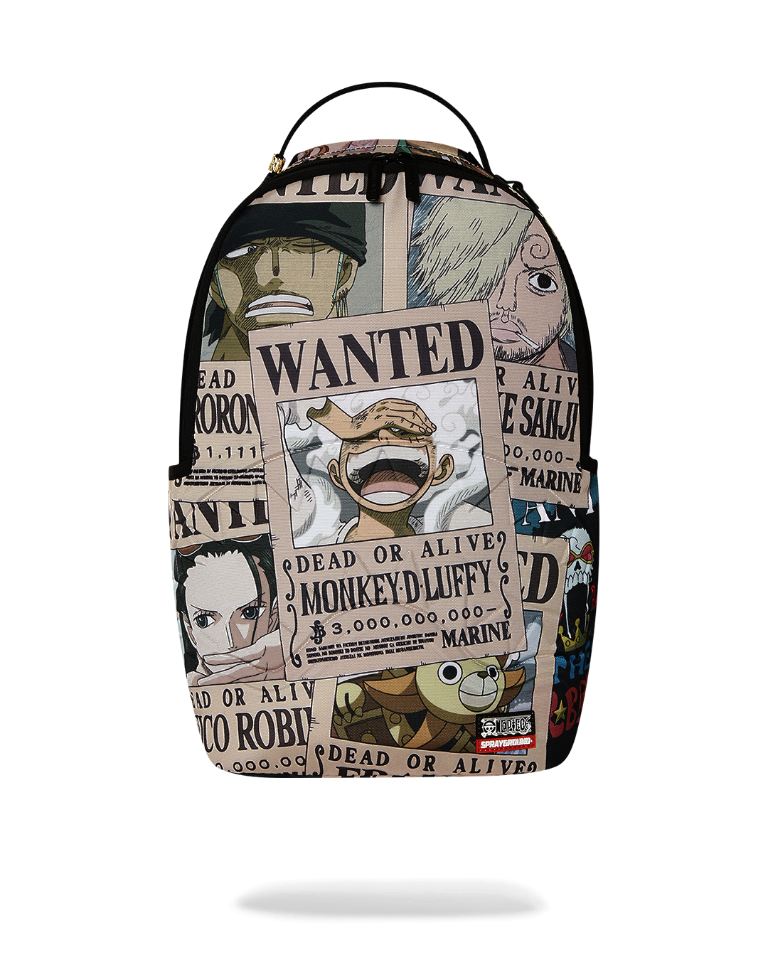 Sprayground - One Piece Wanted Shark Posters Backpack - Clique Apparel