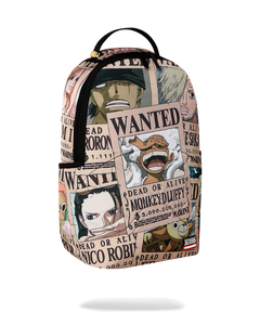 Sprayground - One Piece Wanted Shark Posters Backpack - Clique Apparel