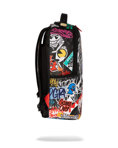 Sprayground - Pac-Man Stickers DLXSV Backpack - Clique Apparel