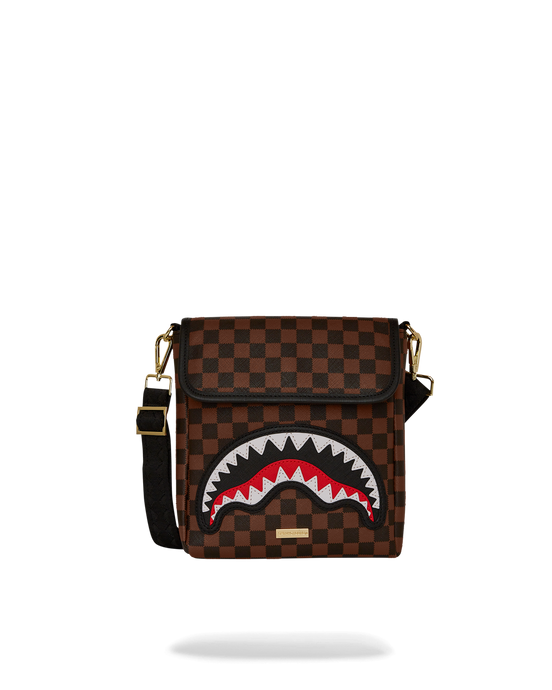 Sprayground - Sawtooth Sharks In Paris Messenger Sling - Clique Apparel