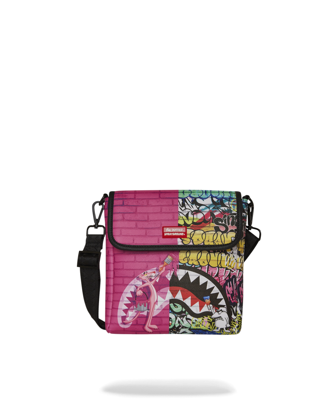 Sprayground - Pink Panther Painting Messenger Bag - Clique Apparel