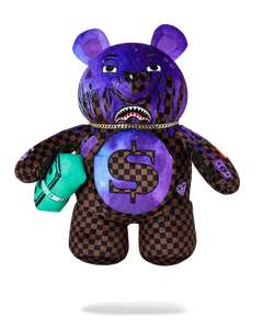 Sprayground - Lost In Space Drip Moneybear Teddy Bear Backpack - Clique Apparel