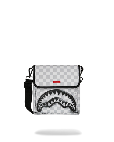 Sprayground - Black Stencil Shark Messenger Bag