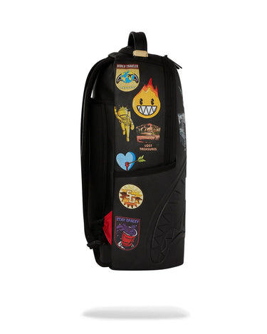 Sprayground - Sharkmouth Embossed Patches DLXSV Backpack - Clique Apparel