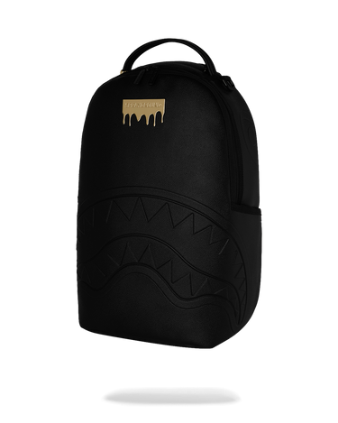 Sprayground - Gold Brick Drip Black Backpack - Clique Apparel