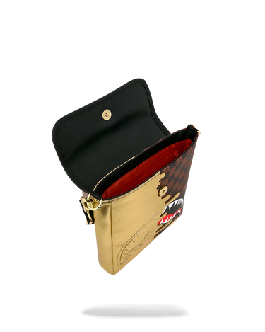 Sprayground - Golden Dynasty Messenger Sling - Clique Apparel