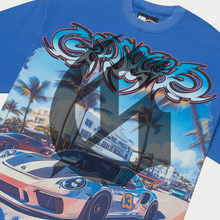 Load image into Gallery viewer, Godspeed - Car Meet Miami (Blue Wash) - Clique Apparel
