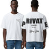 Black Label - Private Oversized Tee - White - Clique Apparel