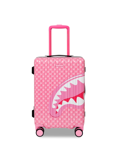 Sprayground - Shinobi Sharks In Paris Pink Carry On Luggage - Clique Apparel