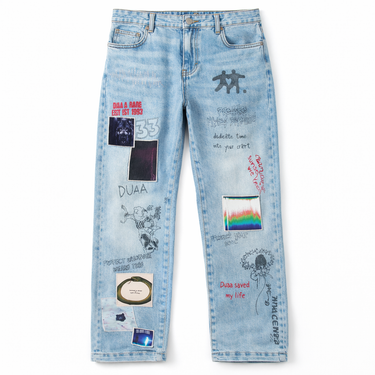 DUAA - Heart Control Denim - Blue - Clique Apparel