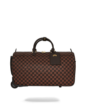 Load image into Gallery viewer, Sprayground - Core Embossed Check Wheely Duffle