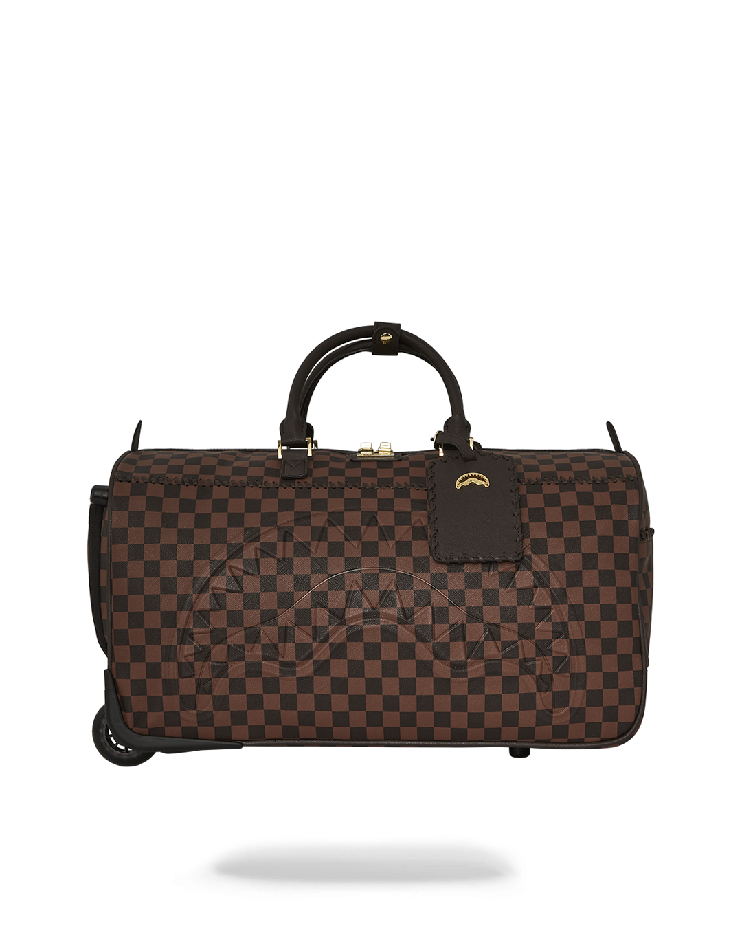 Sprayground - Core Embossed Check Wheely Duffle