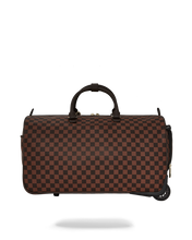 Load image into Gallery viewer, Sprayground - Core Embossed Check Wheely Duffle