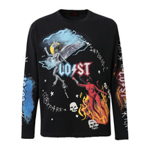 Load image into Gallery viewer, Lost Intricacy - Heaven &amp; Hell Long Sleeve - Black
