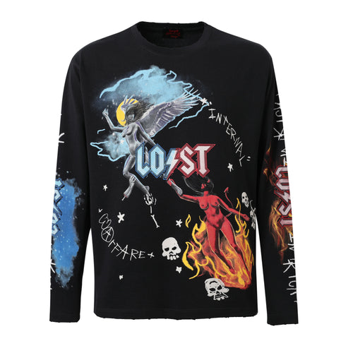 Lost Intricacy - Heaven & Hell Long Sleeve - Black