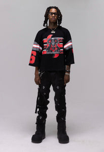 ESSENCE-SNAP CARGOS BLK - Clique Apparel