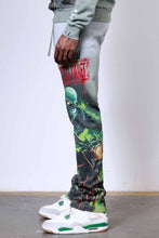 Load image into Gallery viewer, First Row-CAUTION NOT SO QUIET GHOST RIDER FLARE&quot; GREY&quot; - Clique Apparel