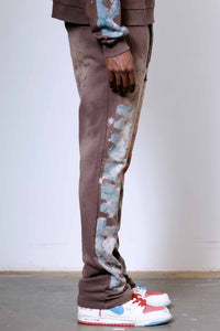 First Row-POST HUMAN NEW BORN FLARE JOGGER - Clique Apparel