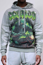 Load image into Gallery viewer, First Row -CAUTION NOT SO QUIET GHOST RIDER HOODIE - Clique Apparel