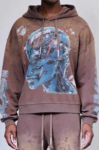 First Row -  POST HUMAN NEW BORN HOODIE - Clique Apparel