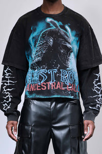 First Row -  ANCESTRAL CALL SILENT SENTINEL WASHED TWOFER TEE - Clique Apparel