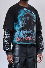 Load image into Gallery viewer, First Row -  ANCESTRAL CALL SILENT SENTINEL WASHED TWOFER TEE - Clique Apparel