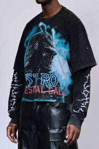First Row -  ANCESTRAL CALL SILENT SENTINEL WASHED TWOFER TEE - Clique Apparel