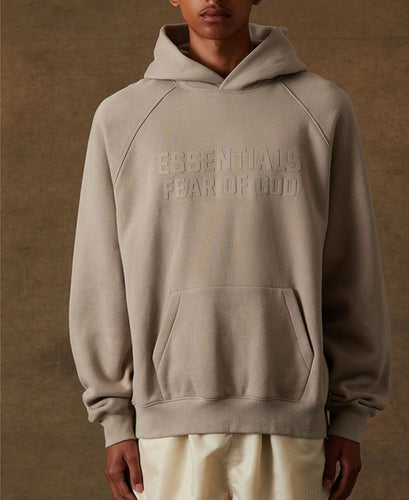 Essentials Fear Of God - Smoke Hoodie - Clique Apparel