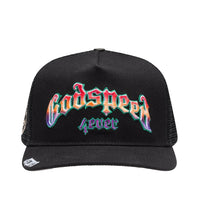 Load image into Gallery viewer, GodSpeed - Trucker Hat Gradient Black - Clique Apparel