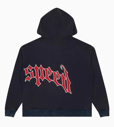 Godspeed - OG Logo Sweatsuit V2 (Navy/Red) 2025 - Clique Apparel