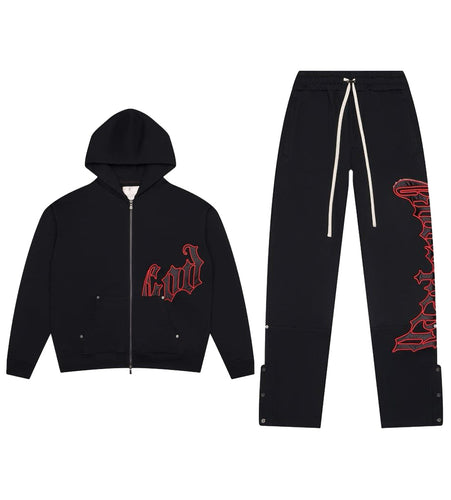 Godspeed - OG Logo Sweatsuit 2025( BLK/BLK Red)