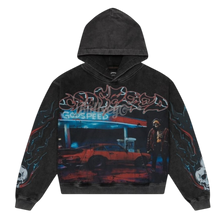 Load image into Gallery viewer, Godspeed - Pitstop Hoodie (Grey Washed)