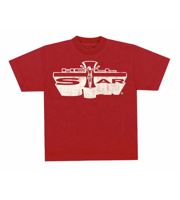 Hellstar - Studios Jesus Emblem Tee - Blood Red