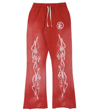 Load image into Gallery viewer, Hellstar - Studio Flare Sweatpants Red