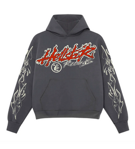 Hellstar - Studios Records Tour Hoodie - Faded Black