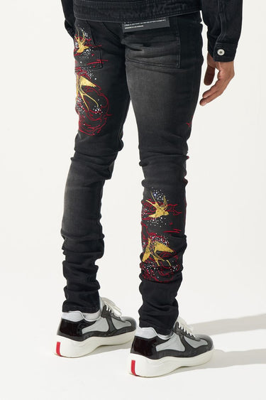 Serenede - Chorus Of Wings Jean - Black - Clique Apparel