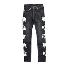 Load image into Gallery viewer, Mixed Emotion - Monogram Denim Black Wash
