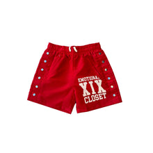 Load image into Gallery viewer, Mixed Emotion-Red Nylon Shorts