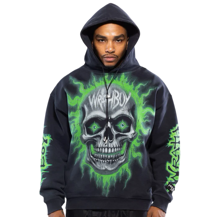 Wrathboy - Can't stop wrath hoodie - Black
