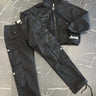LP - Denim Set Cut Crop Black - Clique Apparel