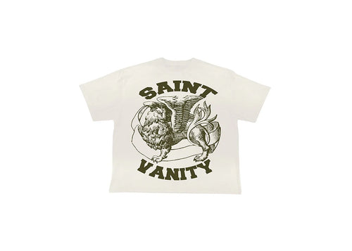 Saint Vanity - Griffin White Green Tee - Clique Apparel