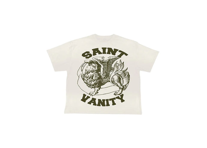 Saint Vanity - Griffin White Green Tee - Clique Apparel