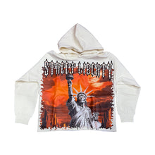 Load image into Gallery viewer, Focus - Street Liberty Crop Hoodie - Ivory