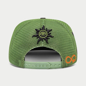 GodSpeed - GS Forever Trucker Hat (Lime Washed) - Clique Apparel