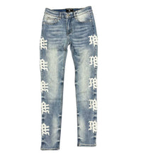 Load image into Gallery viewer, Mixed Emotion - Monogram denim blue wash
