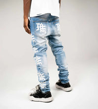 Load image into Gallery viewer, Mixed Emotion - Monogram denim blue wash